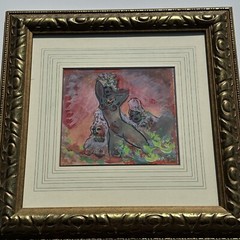 THEODORE NADEJEN PAINTING ANTIQUE NUDE MODERNISM RUSSIAN CALIFORNIA ILLUSTRATOR
