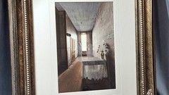 NORM DARWISH “THE TEA ROOM” HAND PAINTED PHOTOGRAPH FRAMED SIGNED LTD. ED.
