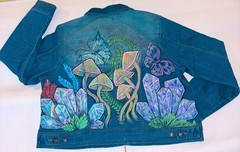 hand-painted jean jacket