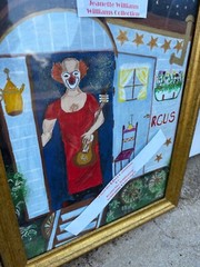 Charlie Rivel Clown Painting by Jeanette Williams 18″ x 15″