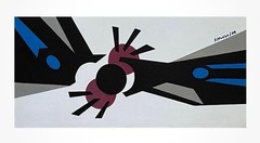 acrylic on canvas Angel Alfonso cuban beautiful art 50×25 cm Fusion