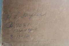 Orig 1912 Harry Lincoln Sayler Oil Painting, Remington / Dunton Western Style