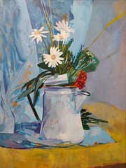 Charles F. Ellis Oil 1972 Vintage Oil Painting Vintage Still Life Painting