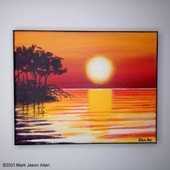 Original Painting Direct from Artist – 8 x 10 Acrylic Paint on Stretched Canvas