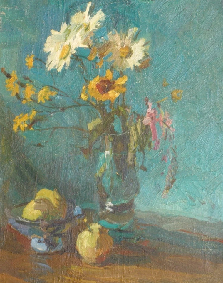Flowers Floral Still Life Hand-Painted Oil Painting Canvas Wall Art MQ1732