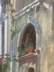 🔥 Antique Old Italian European Impressionist Cityscape Painting, Yves GIANNI