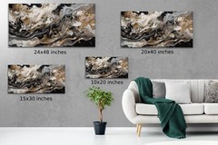 Abstract Painting Modern Canvas Wall Art Large Home Decor Vibrant Colorful