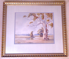 Victor Robert Watt * Watercolor * Australia * „Return to Order“ inter-war period