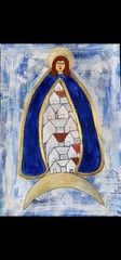Acrylic On Cardboard Juan Karlos Cuban Art 41x30cm…“Ciudad real“