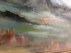 ORIGINAL, Set Of 2 Signed Landscape Paintings In Vintage Gold Frames 13×16
