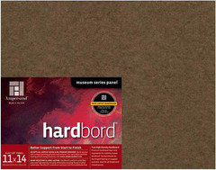 Hardboard Wood Painting Panel: Museum Series Hardbord, 11″ x 14″, 1/8 Inch Flat