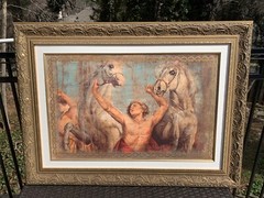 TOMASZ RUT ”Victoris” 2004 giclee hand embelished, signed in 24 KARAT gold leaf