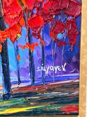 Original Slava Ilyayev Oil On Canvas Painting, Framed, with COA