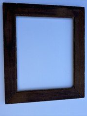 ANTIQUE ORNATE FRAME FOR 18 BY 22 INCH PAINTING PRINT PHOTO WIDE ART DECO ERA