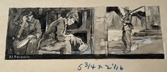 Antique Painting Detroit News Illustration Military Portrait Joseph Kraemer 1919