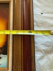 Vintage Original Kitchen Still Life Oil Painting Wood Frame Signed Wall Art