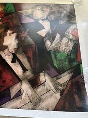Linda Le Kinff Seriolithograph GRAND ORCHESTRE Signed 25″ X 32″ w/certificate