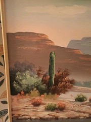 Huge! Lee Reynolds Panoramic Desert Southwestern 31 X 60 Signed Giclee Print