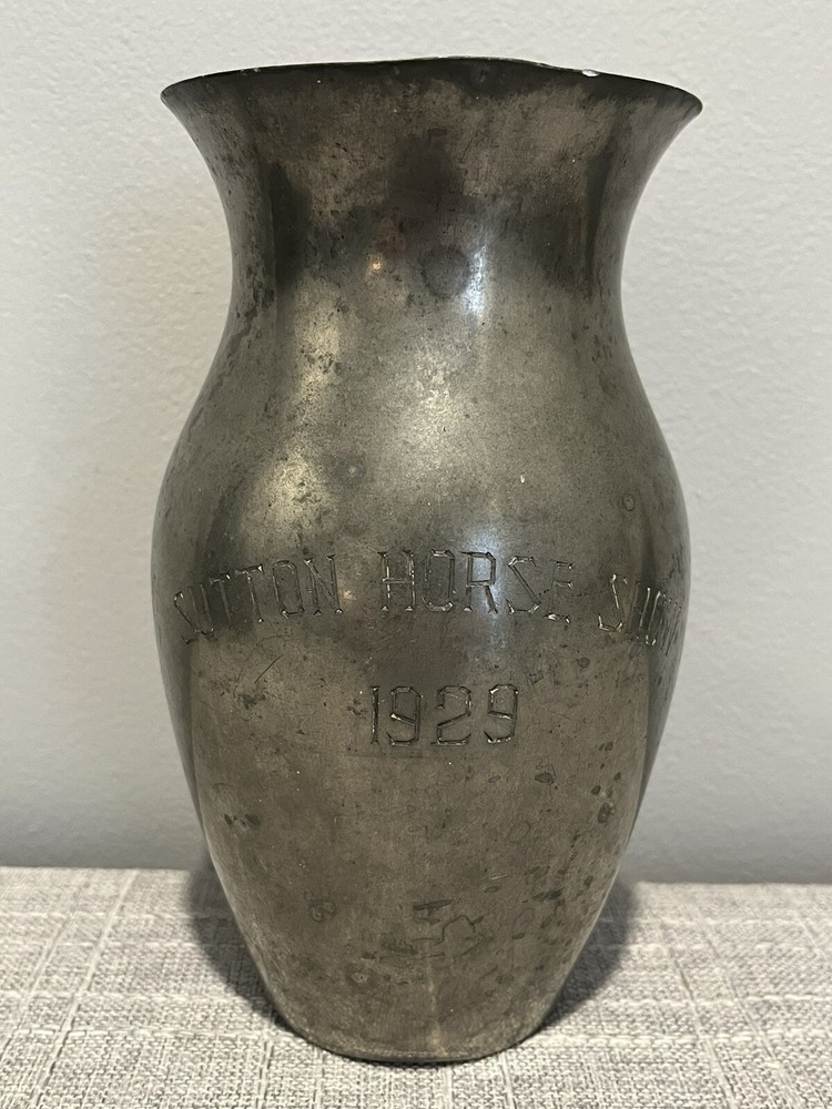 Antique 1929 Sutton Ontario Canada Horse Show Trophy Vase