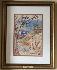 Donna Norine Schuster LAGUNA Signed Watercolor Painting- TERRIFIC!!!!