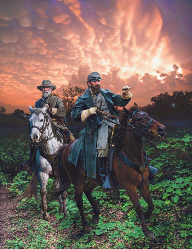 Golden Sky 1863 By John Paul Strain Lee and Jackson New Studio Canvas Giclée