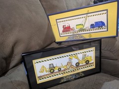 Pair Of JUDY HAGSTROM ROSEVILLE MINNESOTA CONSTRUCTION TRUCK BOY’S PICTUREs