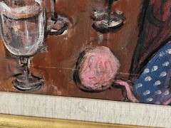 Barry Leighton-Jones Original Oil Painting “What Have I Done Now” -31×27” Framed