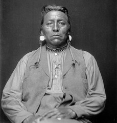 Blackfeet Chief Two Guns White Calf, Large Oil on Canvas Painting by John Berry