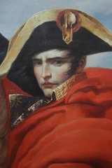 Repro oil on canvas Napoleon at the Great St. Bernard -Louis David 36″x48″