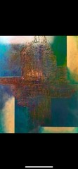 Modern Art Original Painting “Ascension” Mixed Media On GW Canvas – 40 X 30
