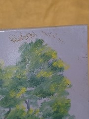 WINDBERG TECHNIQUE!! SIGNED D MILLER LANDSCAPE OIL ON WINDBERG ART PNL MUST SEE!