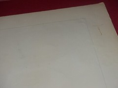 Paul Jeannin Superb Gouache & Etching Painting Signed / Abstraction Ca 1975