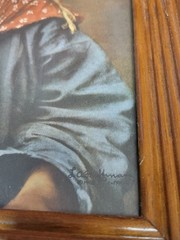 “Cheyenne Boy” – The Huffman Pictures – Vintage Painting / Print