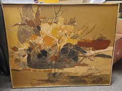 Nanci Blair Closson Signed Stretched Canvas Framed Art 30 x 24 Unique Original