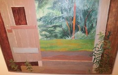 Shelter Island Studio & Yard-Oil Painting-30 x 35″-August Mosca