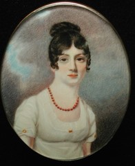 Portrait Miniature of Woman in Muslin Frock, c. 1800