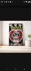 Trey Coppland, Lover Boy Abstract Acrylic Painting, 20+30 in, 2026, Signed