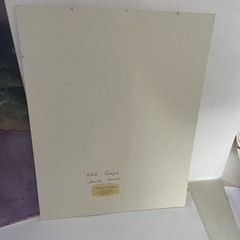 Janice Sumler White Grapes Painting Print. 11” X 14” Signed Reproduction EUC