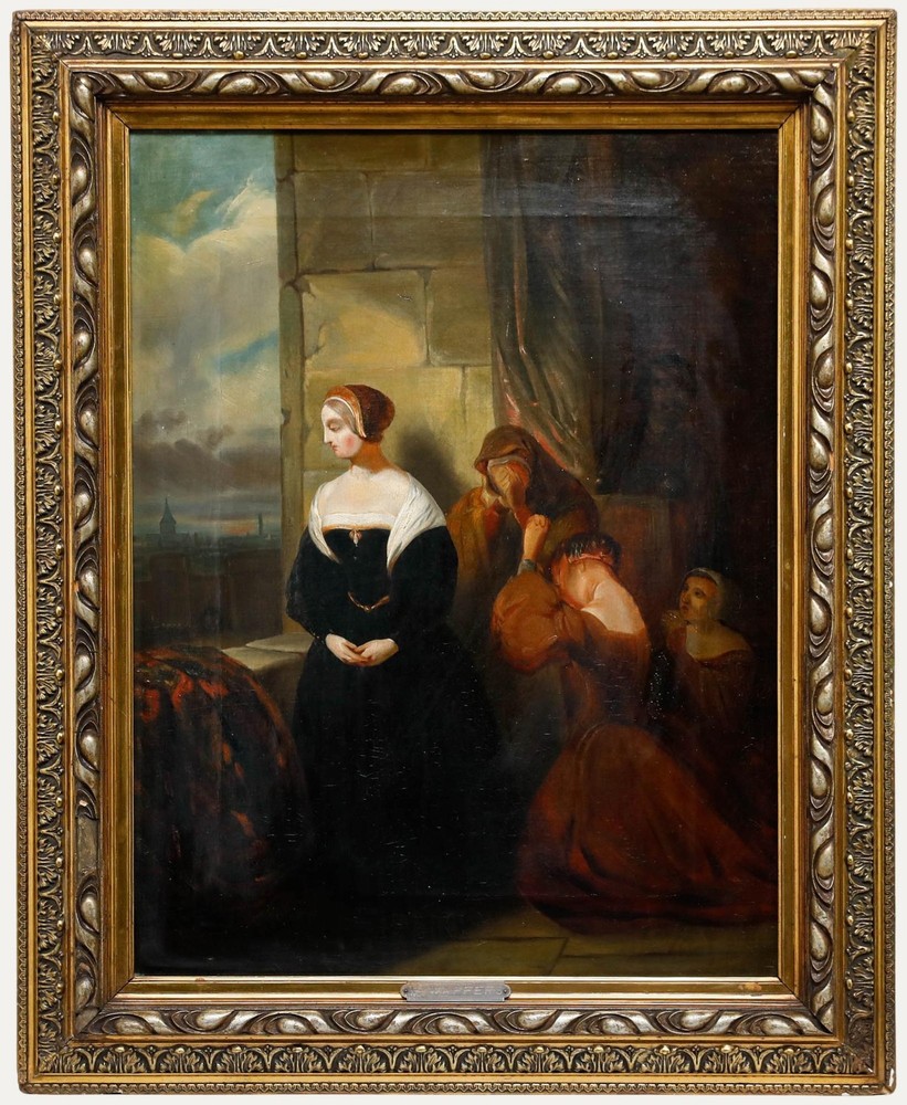 Attrib. Gustaaf Wappers (1803-1874) – French School Oil, Mary Queen of Scots