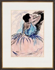 Edgar Degas – Watercolor – GREAT ART !!!