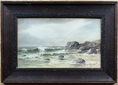 ALFRED FARNSWORTH Original Early San Francisco California Watercolor 1907 LISTED