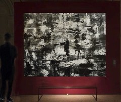 Mark Little Original ￼Giant Canvas Painting 81”X62” (6 Foot 9 inch) Abstract XX