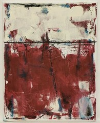 No.458 Original Abstract Modern Minimal Textured Painting/ Canvas By K.A.Davis