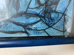 Marc Chagall Serigraph Lithograph MID CENTURY Modern Art Eames ERA