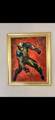 Wolverine Painting Acrylic On Canvas
