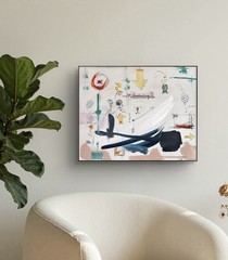 SAMATOWIC Microworld 16×20 Abstract Expressionism Original Fine Wall Art 21