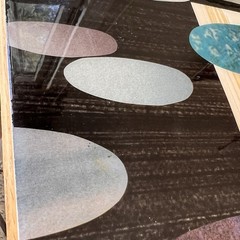 Rex Ray Original Mixed-Media Resin Collage Signed 4/02 #0600 12×16 San Francisco