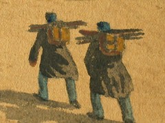 Max Neubauer (act.c.1890-1920) Vienna Währinger Line anno 1848.