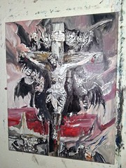 The Crucifixion Painting On Canvas Original Art
