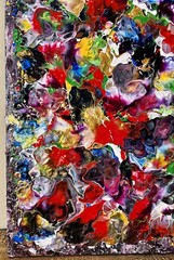 Juan Cervantes Artist like Jackson Pollock Abstract Expressionism Painting